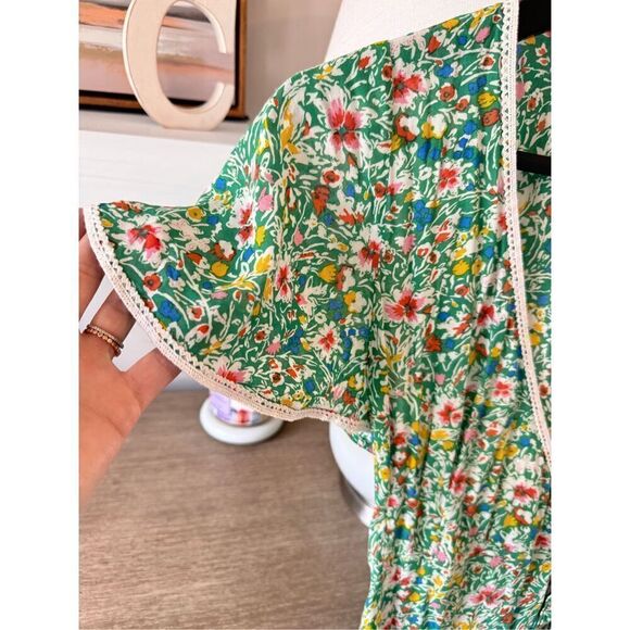 Poupette St. Barth Joe Floral Wrap Dress Size XSmall - Picture 3 of 9